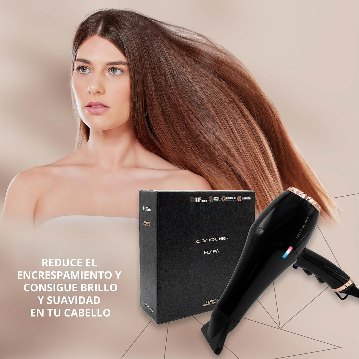 Corioliss FLOW+ Asciugacapelli Professionale